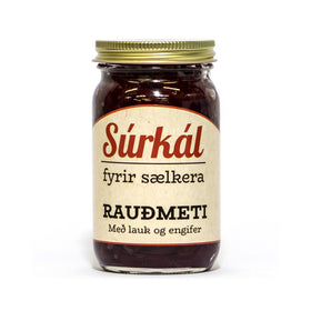 Súrkál - Rauðmeti með lauk og engifer - Súrkál fyrir sælkera