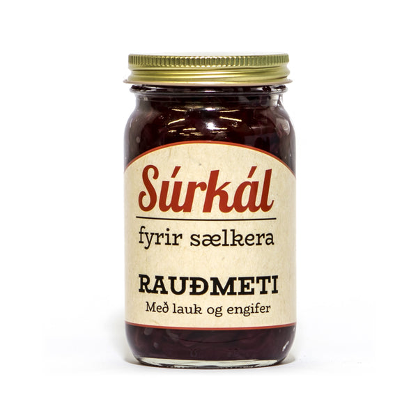 Súrkál - Rauðmeti með lauk og engifer - Súrkál fyrir sælkera