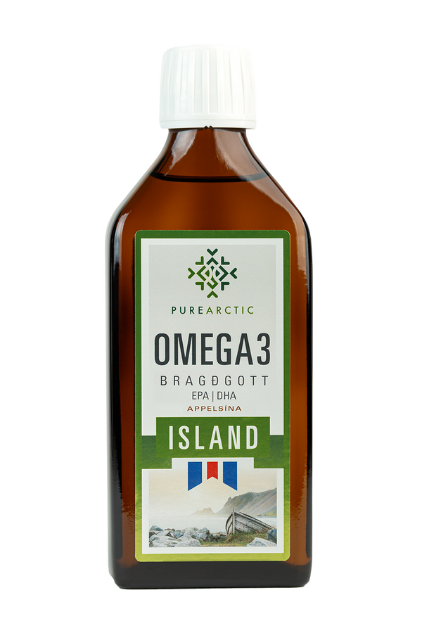 Omega 3 með appelsínubragði - Pure Arctic