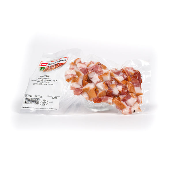 Guanciale beikonbitar - Pylsumeistarinn